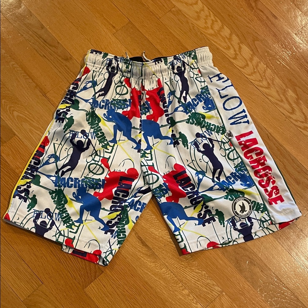 Flow LaCrosse Kids Graphic Shorts - Multicolor